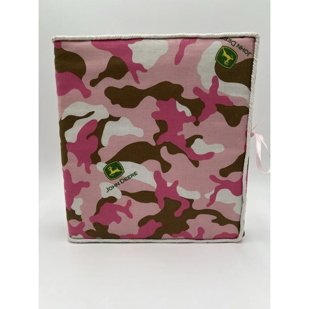 2013 Handmade John Deere Pink Camo Photo Album Scrapbook New Pages Included